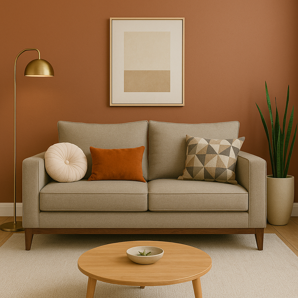 Love Seat Boston pata madera