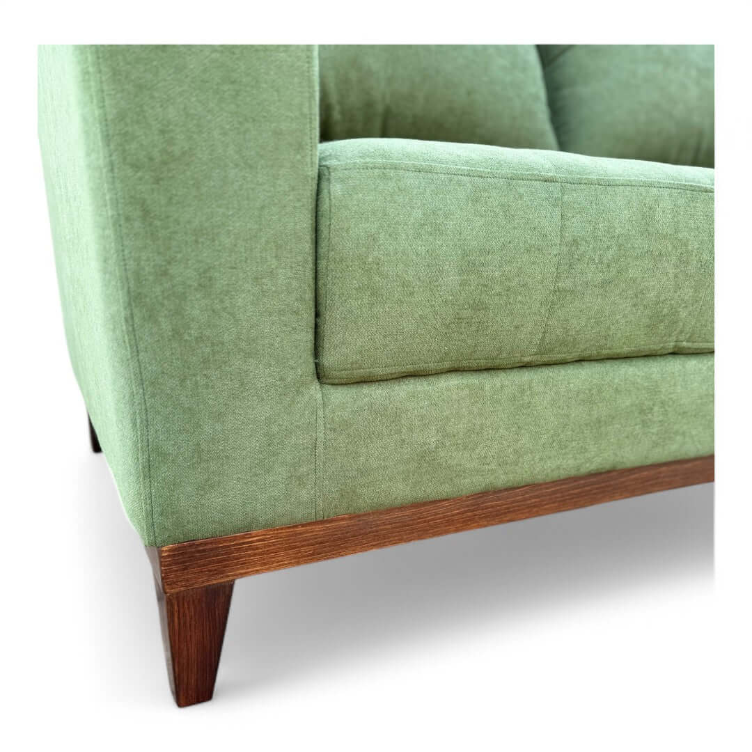 Love seat París pata madera