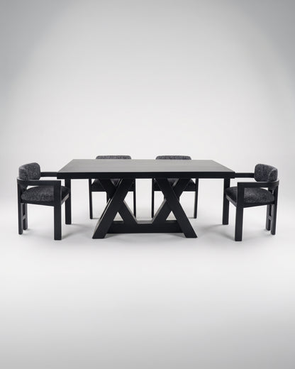 Set Comedor 6 personas Berlín con sillas Aria