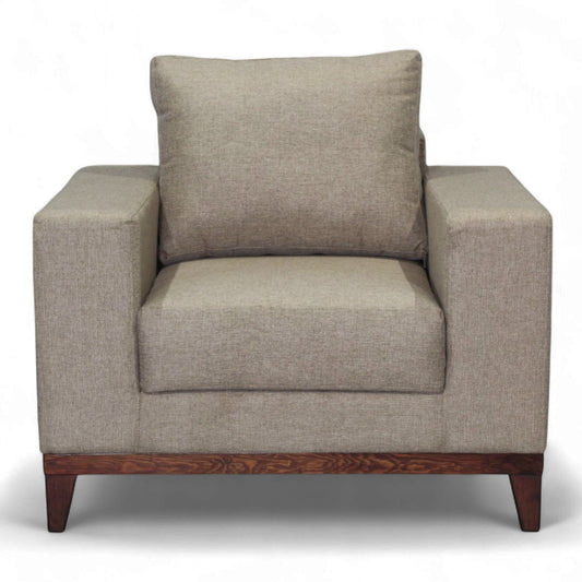 Sillón Boston pata madera