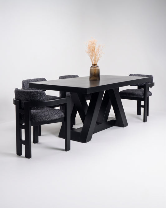 Set Comedor 6 personas Berlín con sillas Aria