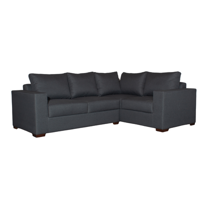 Sala Esquinera Boston doble brazo pata cono