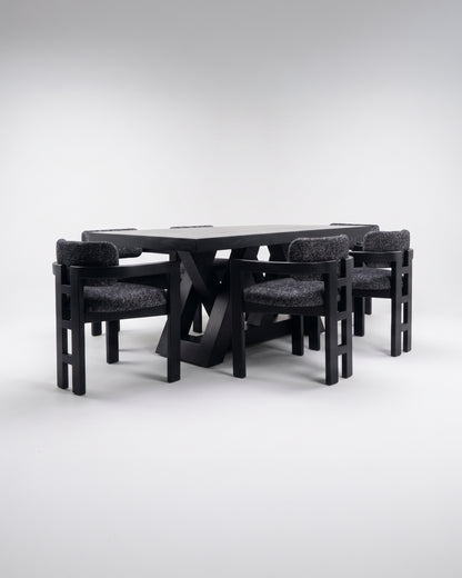 Set Comedor 6 personas Berlín con sillas Aria