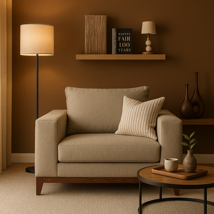 Sillón Boston pata madera